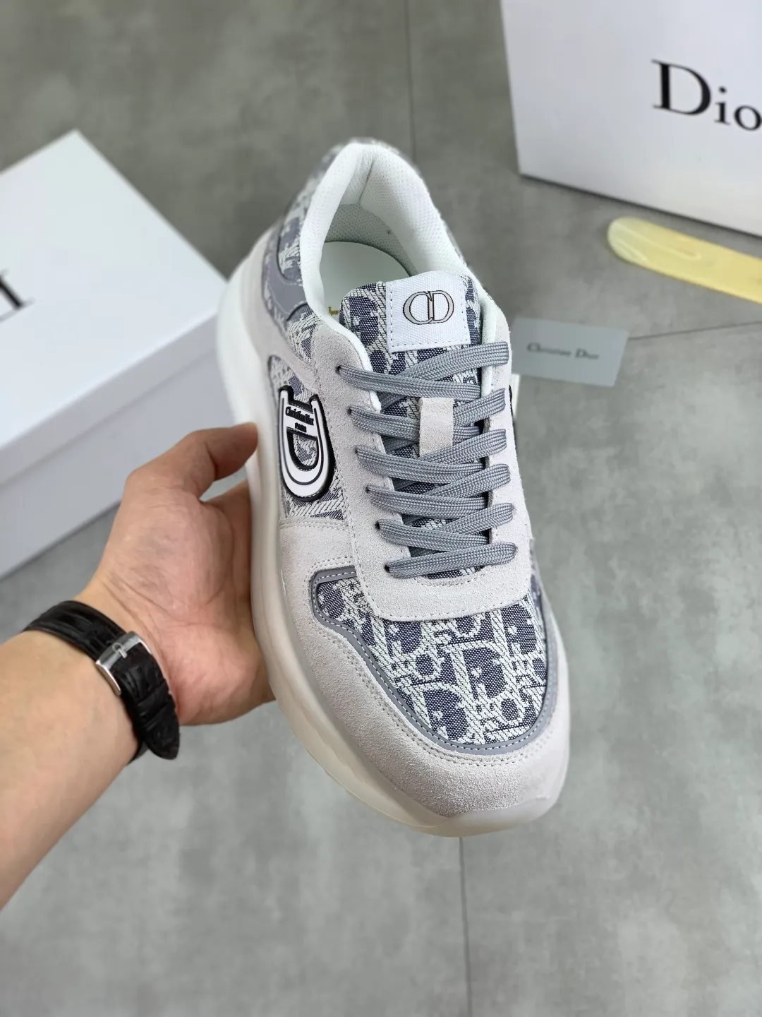 Men's Men's Shoes💰P440💰[New Style]🆘[Dior] 2025 Dior Original Lace-up Low-top Men's Shoes Classic casual shoes 🔥This model is the official classic model, with high quality and made by famous original designers. It is made of high-quality cowhide with original materials➕comfortable and breathable mesh lining➕pigskin insole. The perfect last shape and generous and fashionable design have attracted many consumers and are suitable for drivers to drive🚗. What you want is the highest quality in the market. Color: multi-color. Code number: 38--44 (45 customized)